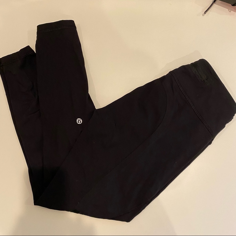 Lululemon black running leggings
